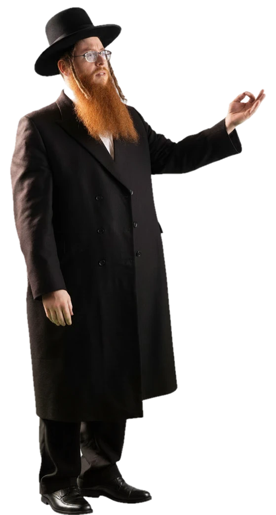 The owner of Chassidish Choir, conducting